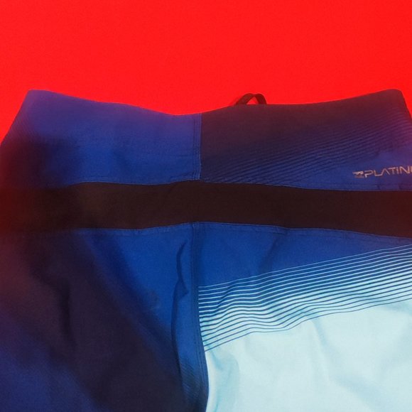Billabong Platinum X Stretch blue shades board short men's size 32 - Picture 4 of 9